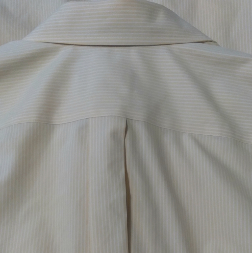 Eddie Bauer Yellow Stripe Relaxed Fit Shirt - Picture 3 of 11
